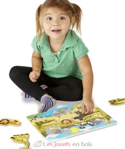 Puzzle formes savane 7 pièces - Melissa & Doug