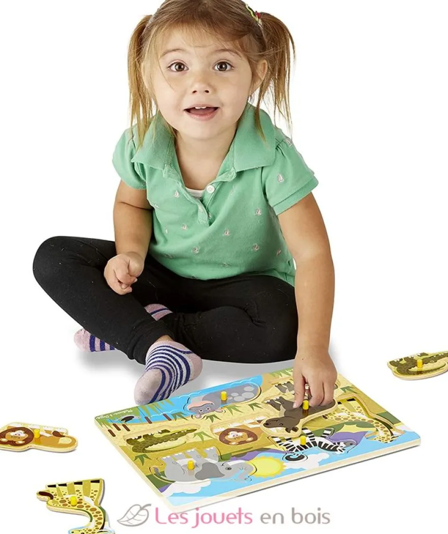 Puzzle formes savane 7 pièces - Melissa & Doug