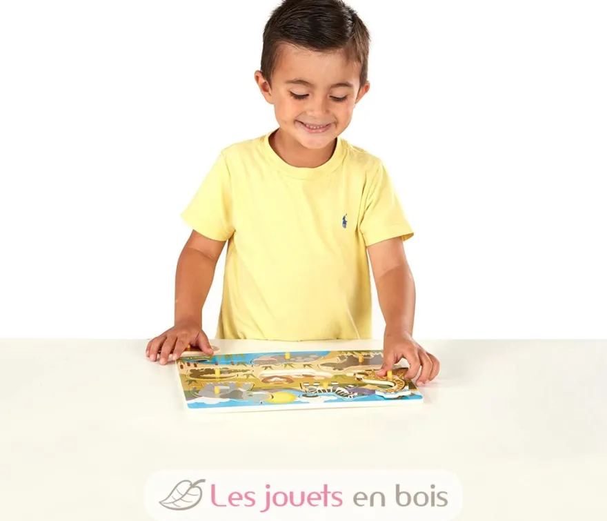 Puzzle formes savane 7 pièces - Melissa & Doug