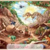 Puzzle Fouille Dinosaures - Goki