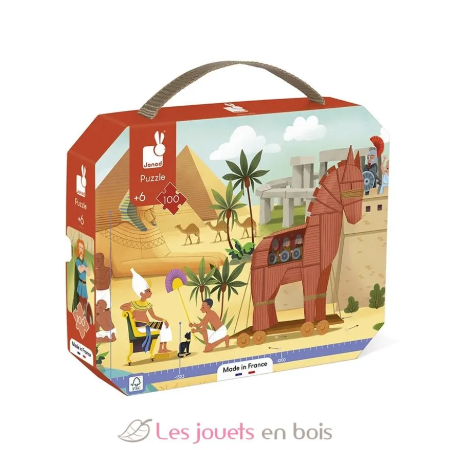 Puzzle Frise Mythologie et Antiquité 100 pcs - Janod
