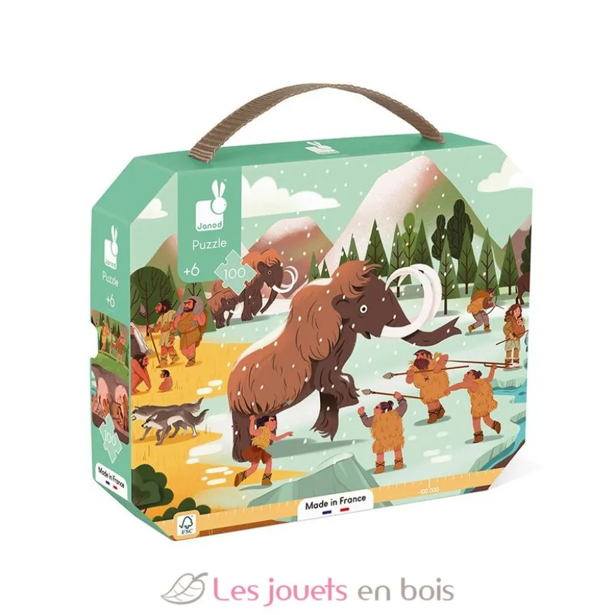 Puzzle Frise Préhistoire 100 pcs - Janod