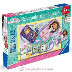 Puzzle Gabby soirée pyjama 2x12 pcs - Ravensburger