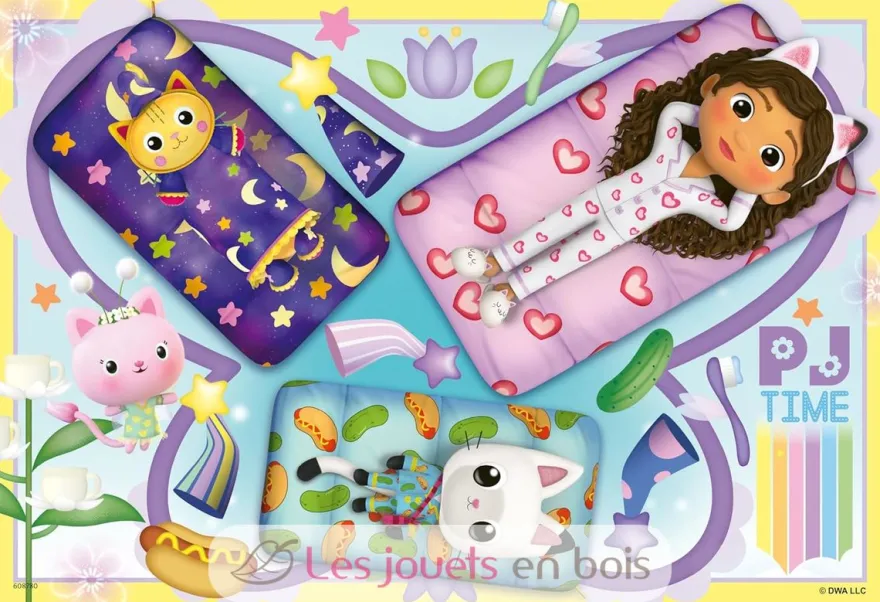 Puzzle Gabby soirée pyjama 2x12 pcs - Ravensburger