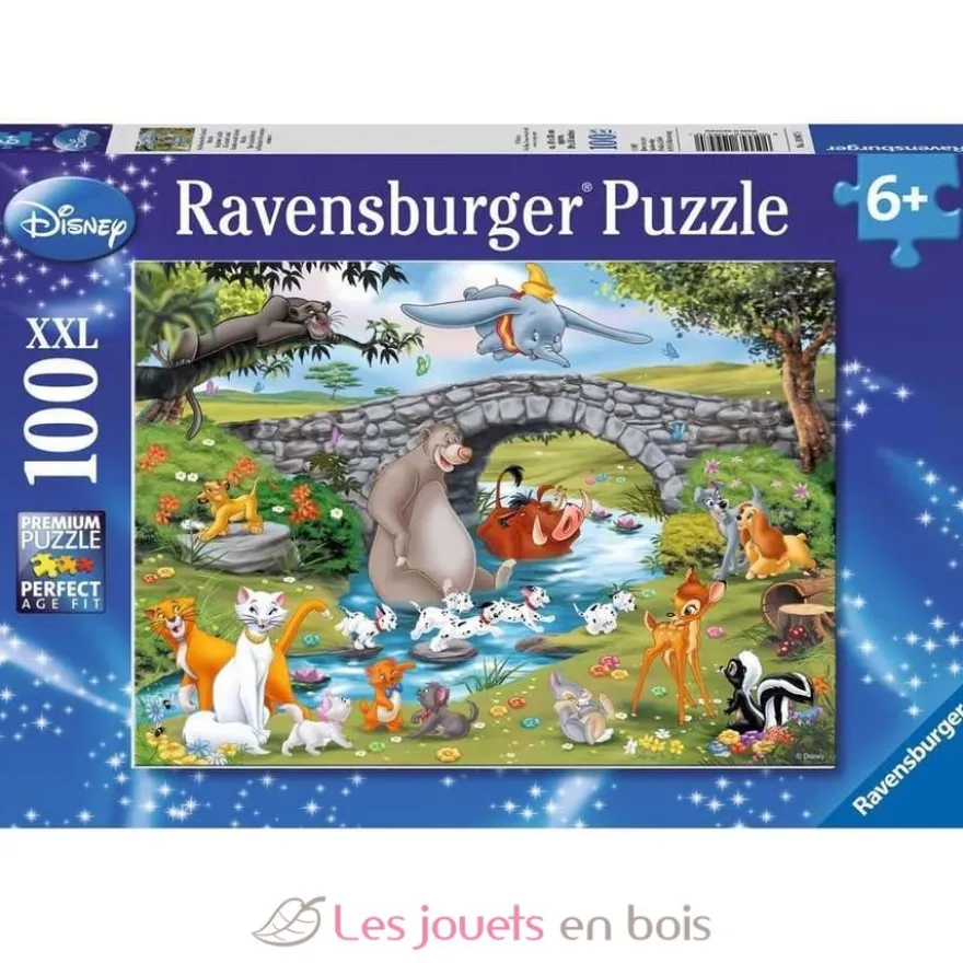 Puzzle Grande famille Disney 100 pcs XXL - Ravensburger