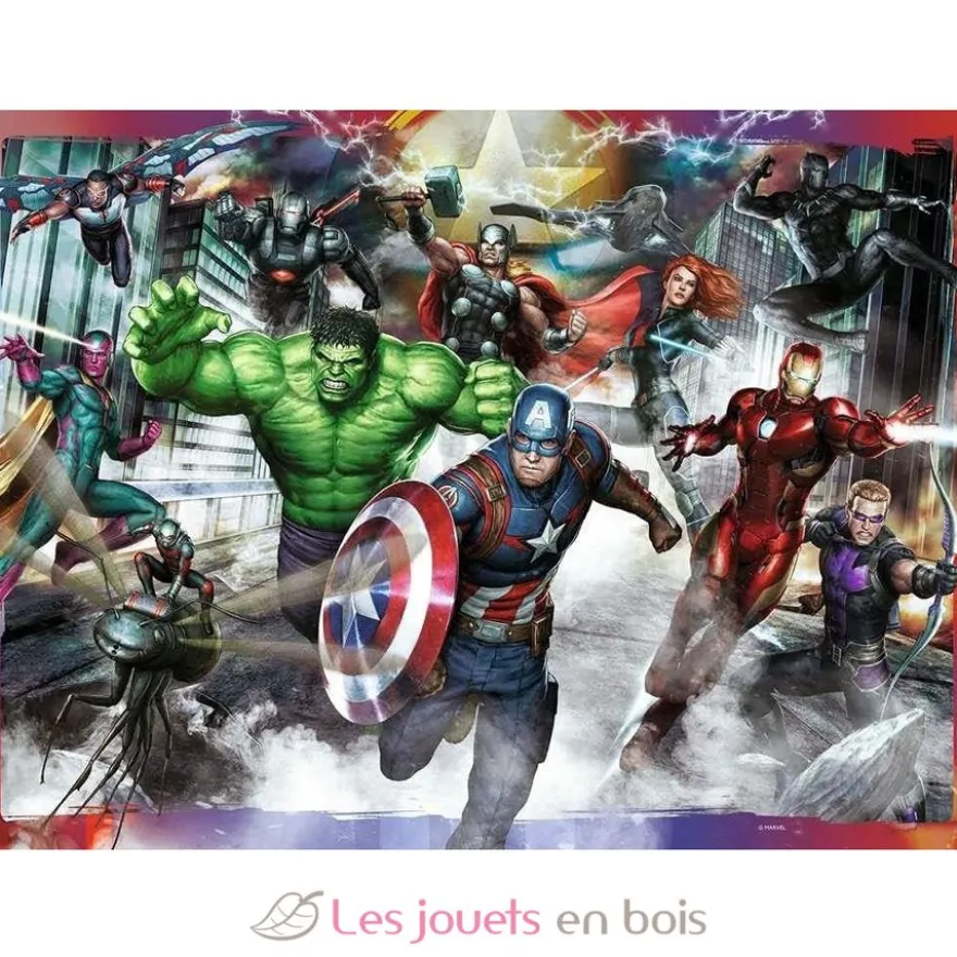 Puzzle Grands héros Marvel Avengers 100 pcs XXL - Ravensburger