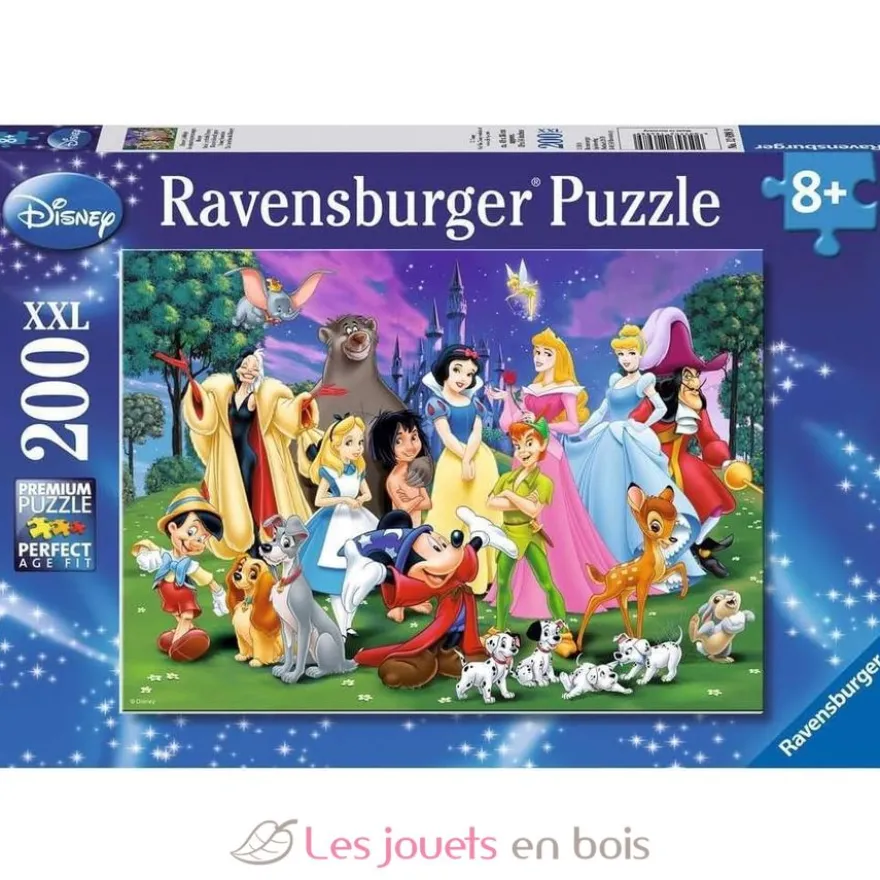 Puzzle Grands personnages Disney 200 pcs XXL - Ravensburger