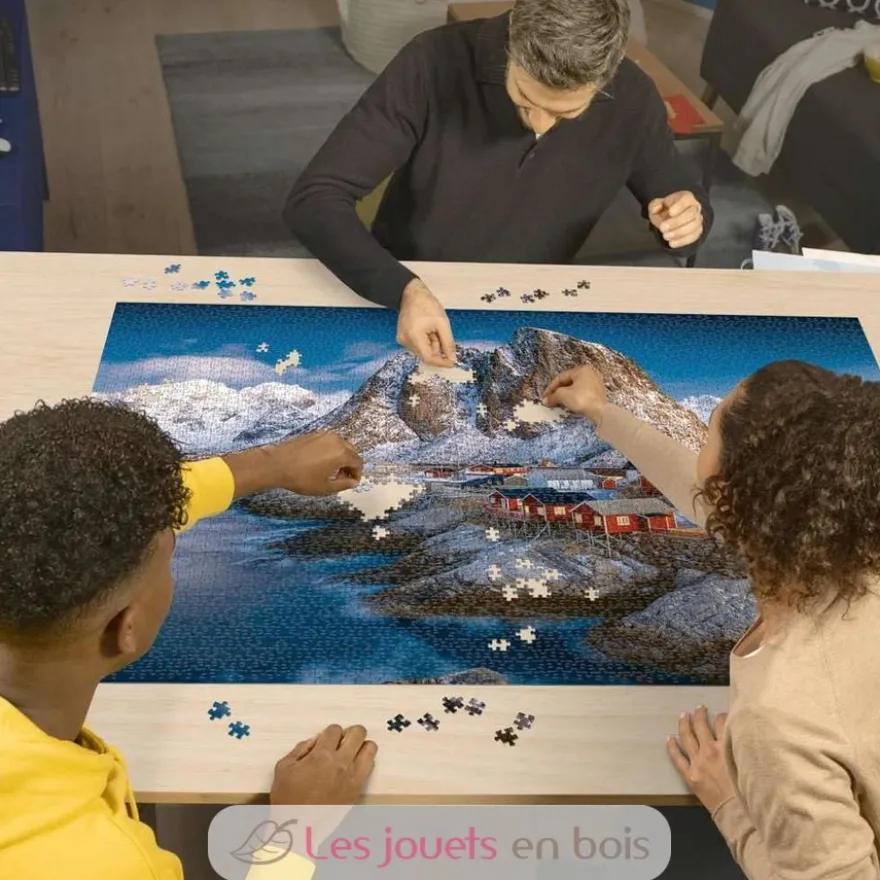 Puzzle Hamnoy Iles Lofoten 3000 pcs - Ravensburger