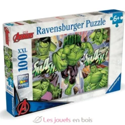 Puzzle Hulk Marvel Avengers 100 pcs XXL - Ravensburger