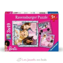 Puzzle Inspire le monde Barbie 3x49 pcs - Ravensburger