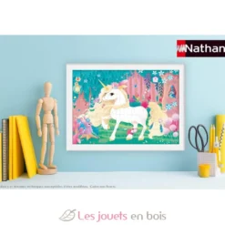 Puzzle Jolie licorne 45 pcs - Nathan