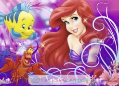 Puzzle Jolie petite sirène Ariel 60 pcs - Nathan