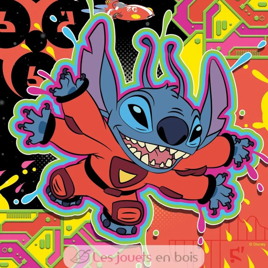 Puzzle Jouer toute la journée Stitch 3x49 pcs - Ravensburger