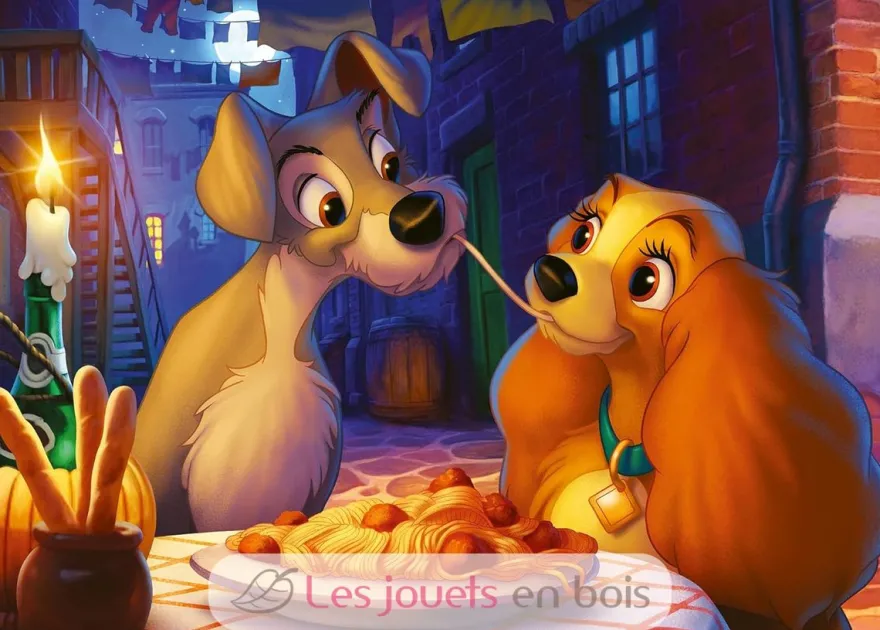 Puzzle La Belle et le Clochard 1000 pièces - Ravensburger