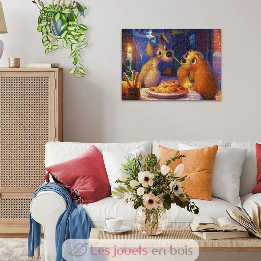 Puzzle La Belle et le Clochard 1000 pièces - Ravensburger