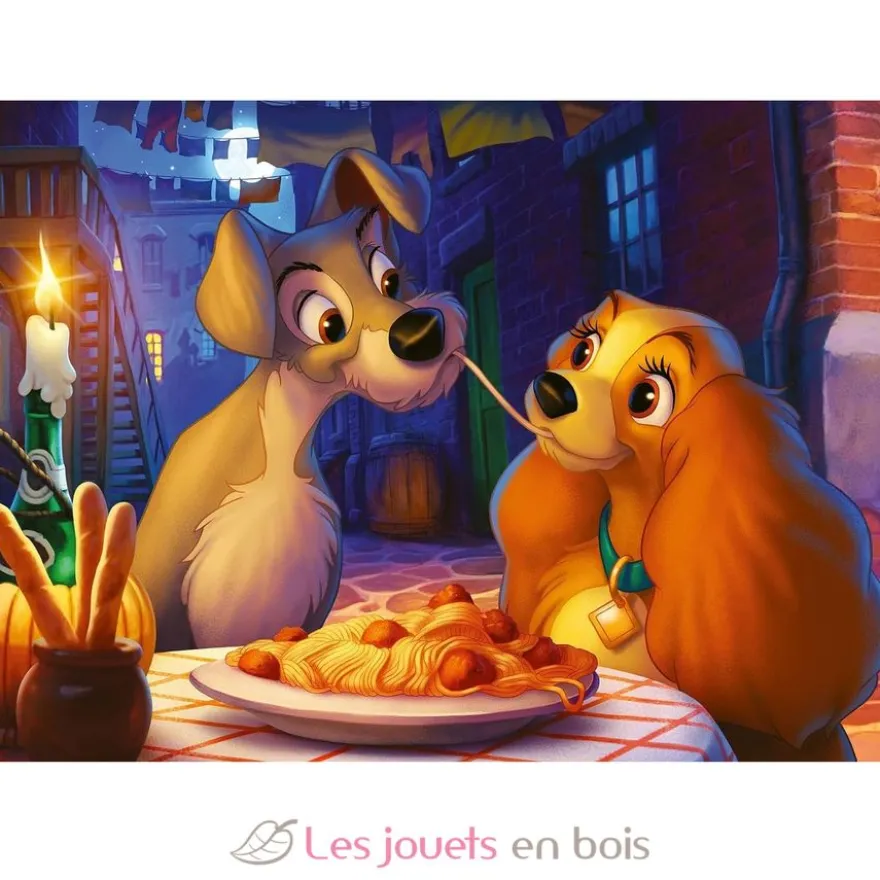 Puzzle La Belle et le Clochard 1000 Pcs - Ravensburger
