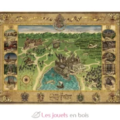 Puzzle La carte de Poudlard 1500 pièces - Ravensburger