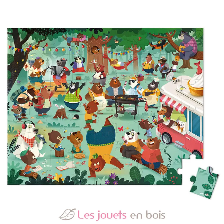 Puzzle La cousinade des ours 54 pcs - Janod