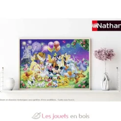 Puzzle La Famille Disney 1000 pcs - Nathan