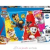Puzzle La Pat'Patrouille colorée 60 pcs - Nathan