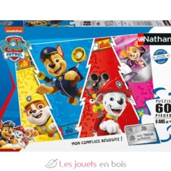 Puzzle La Pat'Patrouille colorée 60 pcs - Nathan
