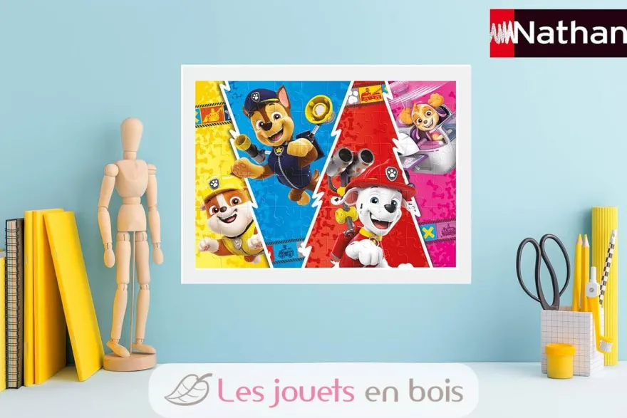 Puzzle La Pat'Patrouille colorée 60 pcs - Nathan