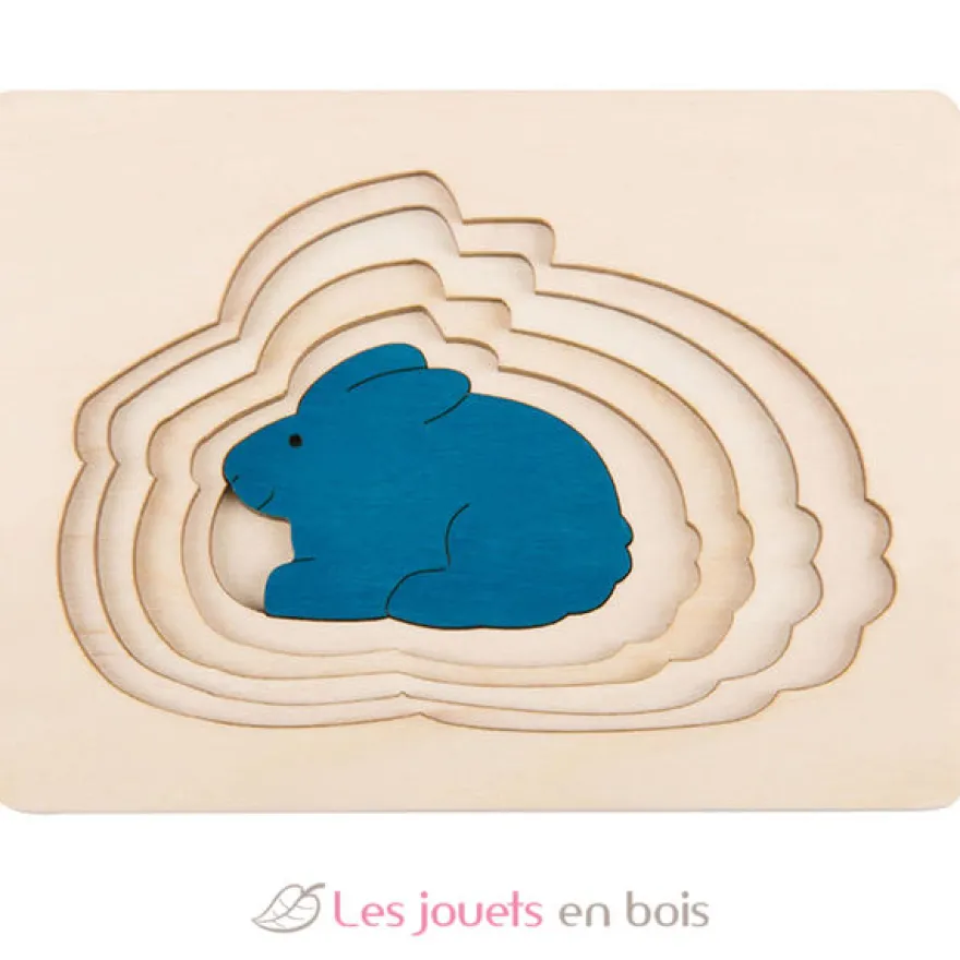 Puzzle 5 lapins en 1 - Hape Toys