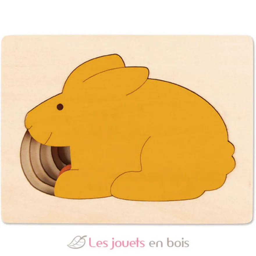 Puzzle 5 lapins en 1 - Hape Toys