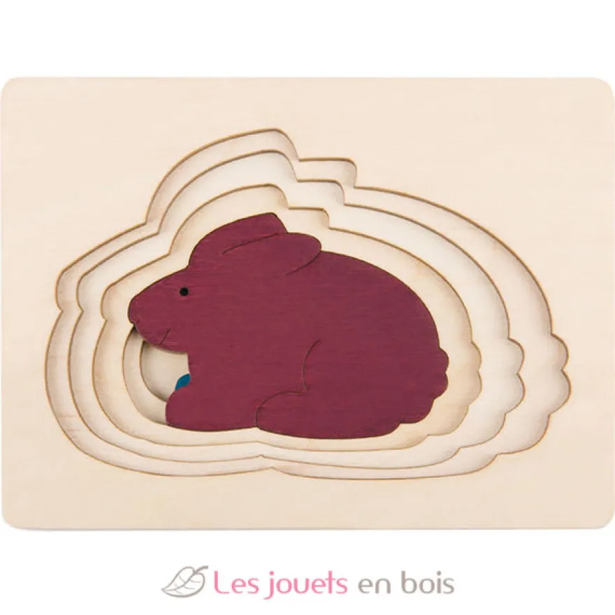 Puzzle 5 lapins en 1 - Hape Toys