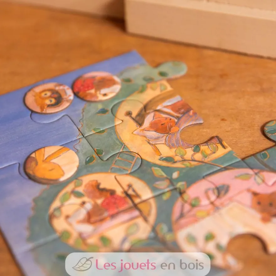 Puzzle L'arbre aux écureuils - 24 pièces - Egmont Toys