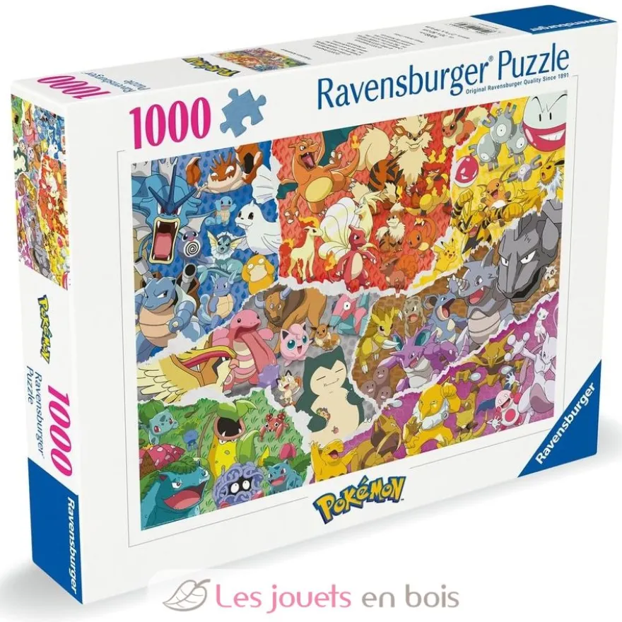 Puzzle L'aventure Pokémon 1000 pièces - Ravensburger