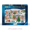Puzzle La ville de Noël 1000 pcs - Ravensburger