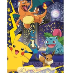 Puzzle La ville des Pokémon 150 pcs - Nathan