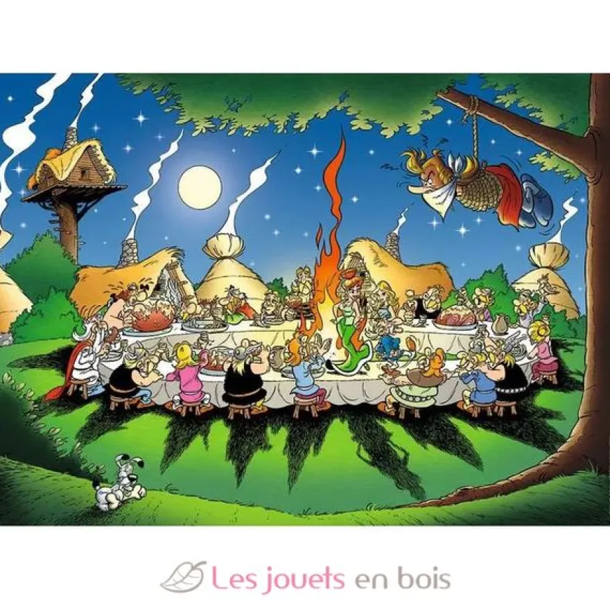 Puzzle Le banquet Astérix 1500 pièces - Nathan