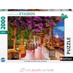 Puzzle Le mirador de Santa Luzia 2000 pcs - Nathan