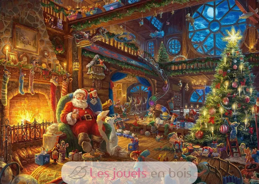 Puzzle Le Père Noël et ses lutins 1000 pcs - Schmidt Spiele