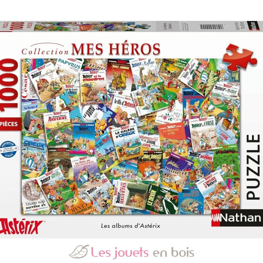 Puzzle Les albums d'Astérix 1000 pièces - Nathan