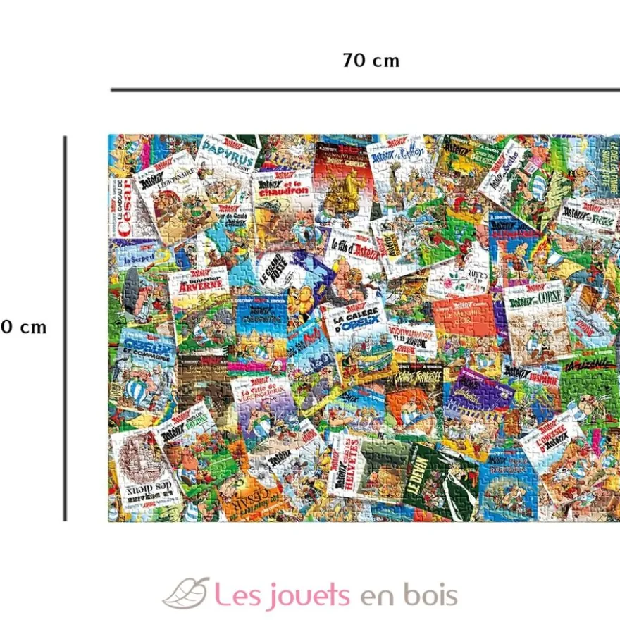 Puzzle Les albums d'Astérix 1000 pièces - Nathan