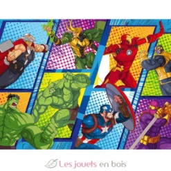 Puzzle Les Avengers contre les méchants 60 pcs - Nathan