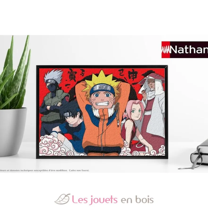 Puzzle Les aventures de Naruto 500 pièces - Nathan