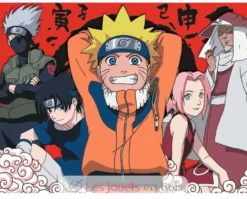 Puzzle Les aventures de Naruto 500 pcs - Nathan