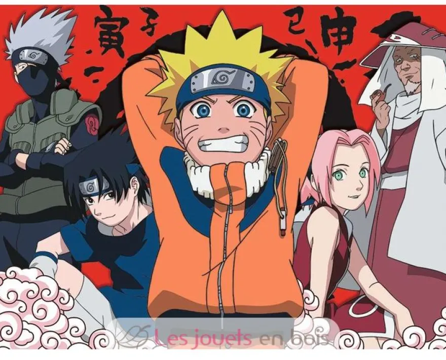 Puzzle Les aventures de Naruto 500 pcs - Nathan