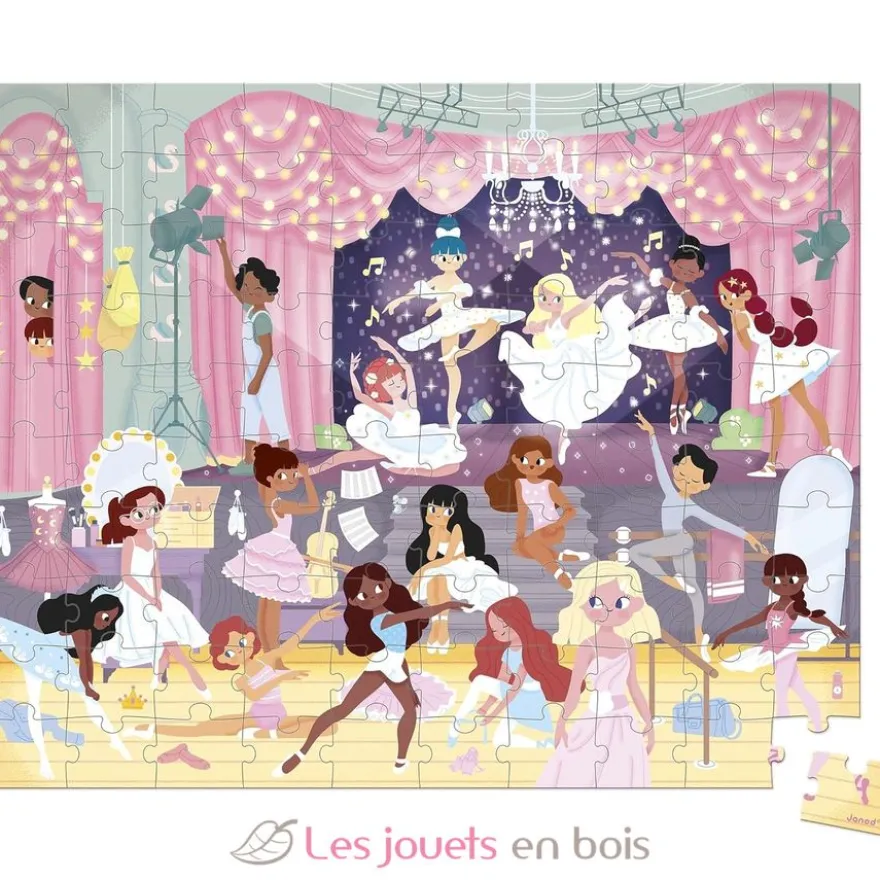 Puzzle Les danseuses 100 pcs - Janod