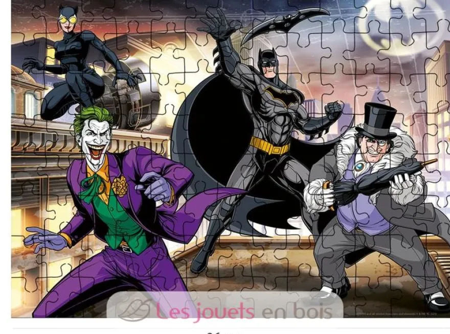 Puzzle Les ennemis de Batman 100 pcs - Nathan