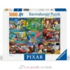 Puzzle Les films Disney Pixar 1000 pcs - Ravensburger