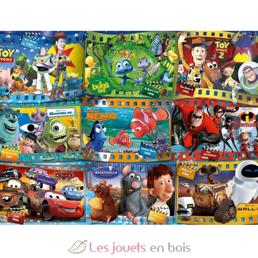Puzzle Les films Disney Pixar 1000 pcs - Ravensburger