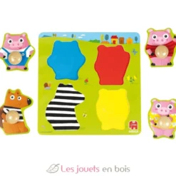 Puzzle Les 3 petits cochons - Goula