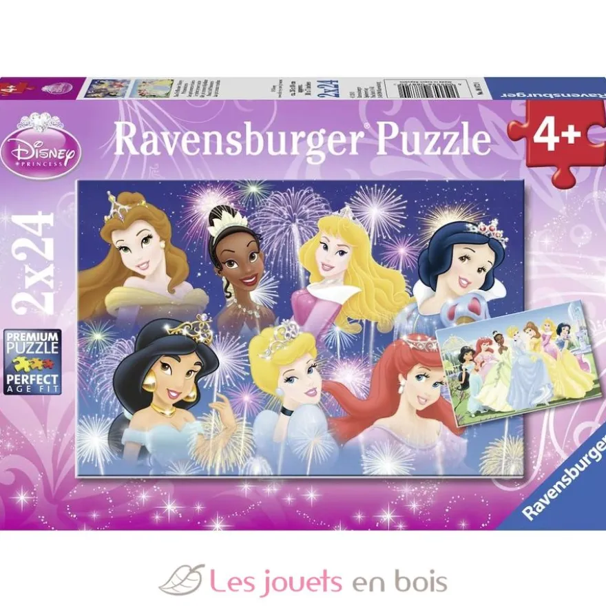 Puzzle Les princesses Disney 2x24 pcs - Ravensburger