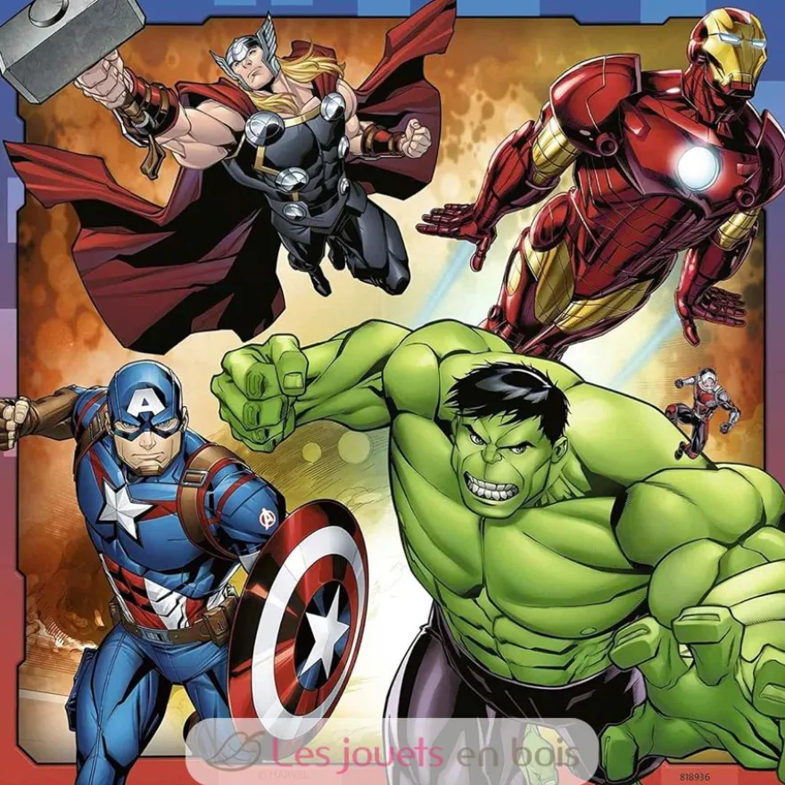 Puzzle Les puissants Avengers 3x49 pcs - Ravensburger
