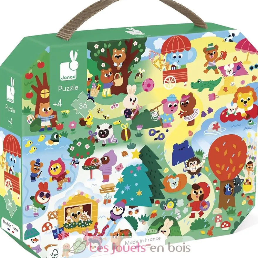 Puzzle Les 4 saisons 36 pcs - Janod